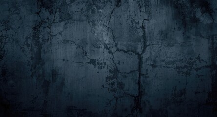 Obraz premium gloomy concrete wall texture background with black copy space