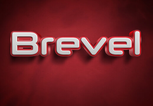 Brevel Texture Text Effect