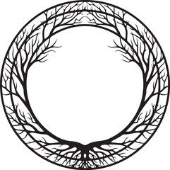 Tree of Life Circle Frame Bundle