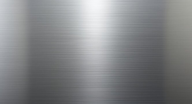 High resolution close up of a finely grained brushed metal texture