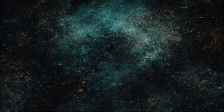 Abstract blue nebula background featuring dark space textures with bright stars and smoke patterns for a cosmic fantasy wallpaper design