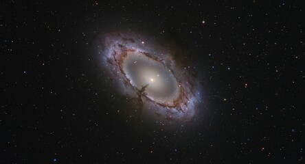 Fototapeta premium In-depth space exploration image of Southern Ring Nebula by JWST research