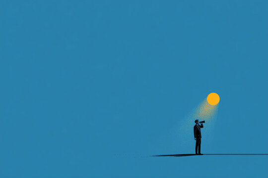 Simple Surreal Visual Metaphor With Playful Tone