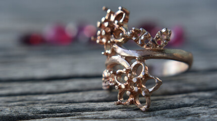 Jewelry manufacturing requires the selection of high-quality diamonds and gemstones.