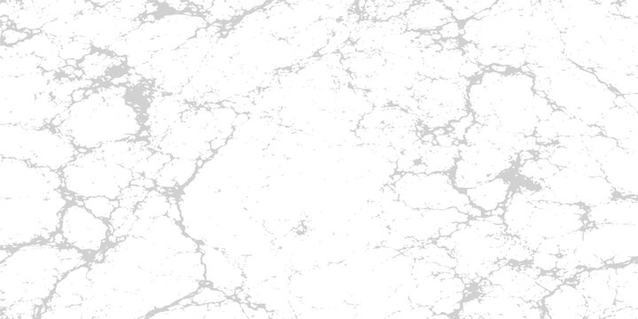 A weathered white grunge wall texture features a rough concrete surface with cracked gray paint and aged stone patterns for a vintage backdrop design