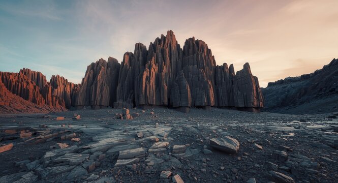 Detailed study on columnar jointing and crushed basaltic igneous structures