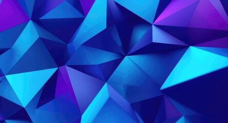 Obraz premium Abstract violet and blue geometric pattern background suited for marketing and commercial banners