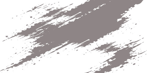 Vintage black ink splat with a grunge texture design featuring a messy paint splash and artistic vector border on a dark dirty paper pattern