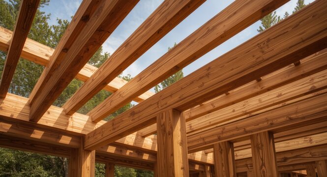 Innovative wooden mass timber frameworks reducing carbon footprint