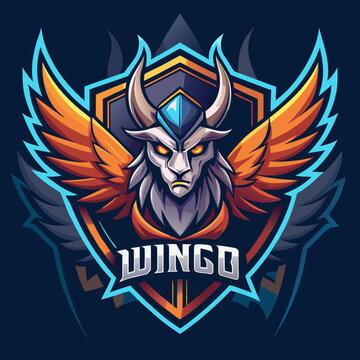 Wingo logo with sheild