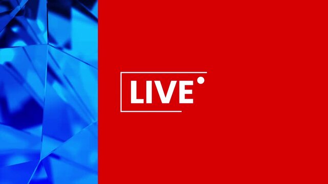 Breaking News Live Broadcast Graphic Background , Motion Graphics Loop for News Media and Digital 
