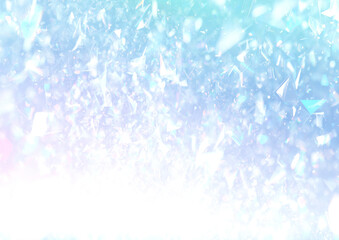 キラキラと輝くホログラムの背景