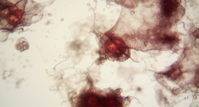 Exploring tuberculosis bacteria structures in sputum using light microscopy