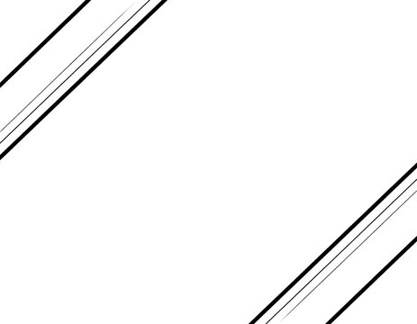 Simple geometric diagonal line border with wide clean central empty space
