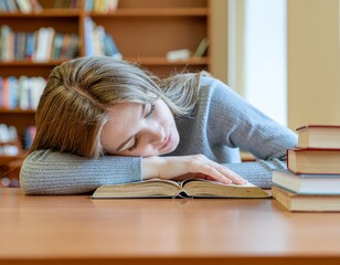 図書館での風景