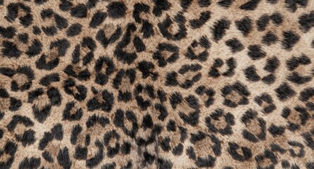 Full repeat animal fur design featuring realistic leopard print texture