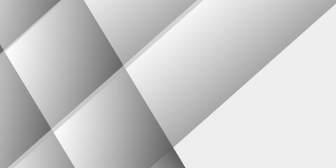 Obraz premium Elegant overlapping white geometric background design