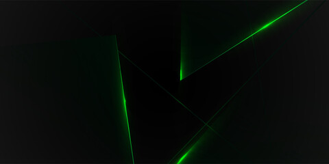 Obraz premium green abstract green light abstract ,background polygon elegant background and frame background