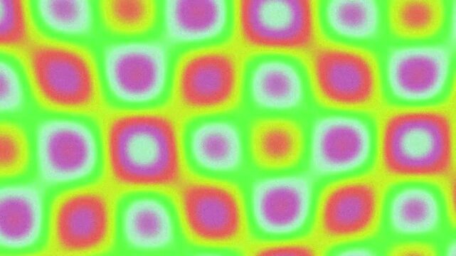 Colorful moire pattern video overlay with abstract geometric shapes and vibrant colors