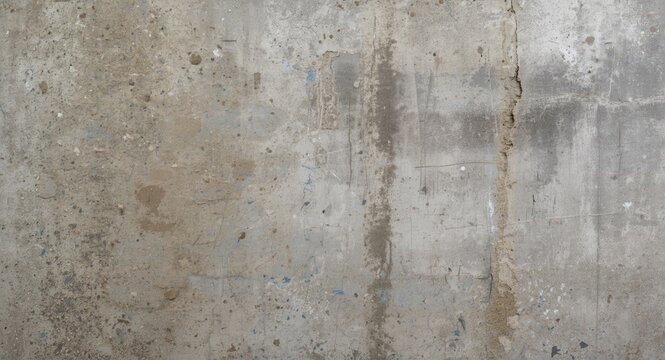 concrete wall with rough limestone and soil texture and varied gray brown color background