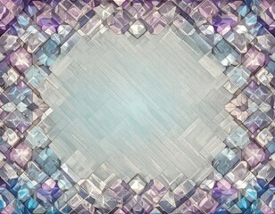 幾何学風タイルフレーム