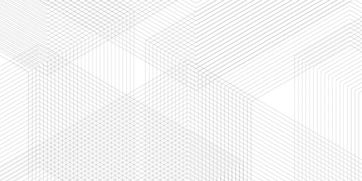 Minimalist Geometric Abstract Background with Clean Grey Architectural Line Art