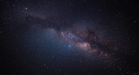 Fototapeta premium Captivating distant galaxy showing radiant light effects