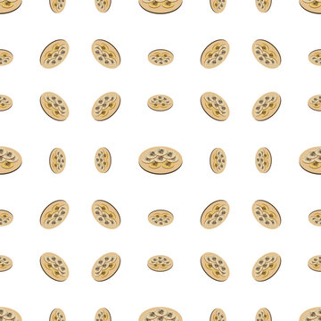 Serabi cake with chocolate sprinkles topping  pattern 