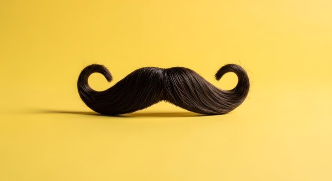 April fools' day mustache prank funny fake facial hair for joke and play on april fool's day