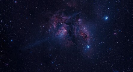 Fototapeta premium Impressive space imagery showing countless galaxy clusters across the universe by AI