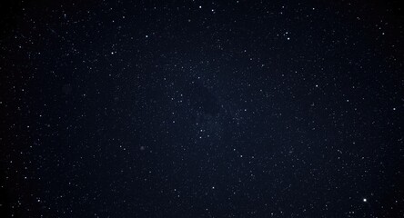 Fototapeta premium Clear black night sky sparkling with stars and Great Bear pattern