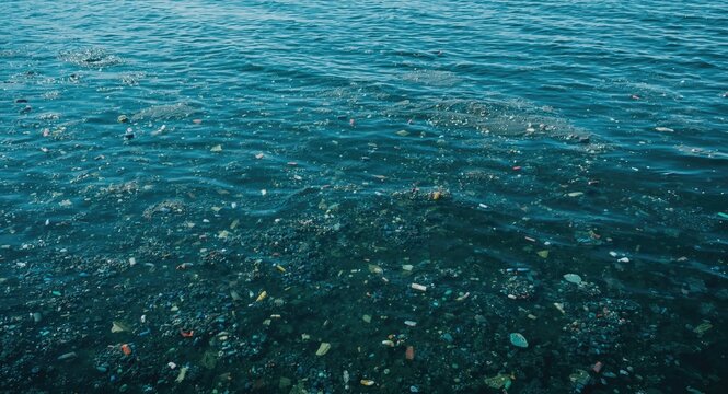 Climate risk disclosure related to microplastic pollution water and climate action blank area for text