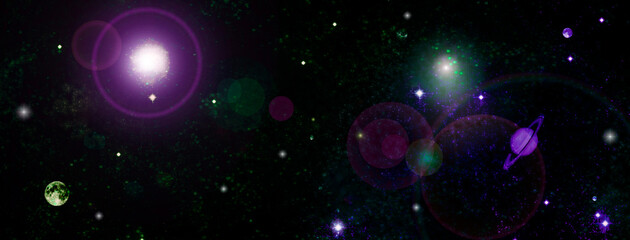 galaxy in a free space.