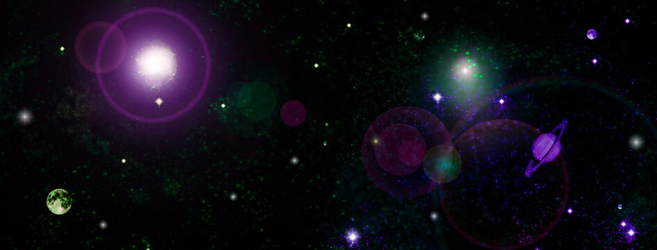 galaxy in a free space.
