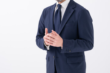 ビジネス　男性　ボディパーツ