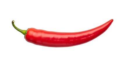 Fresh red chili pepper isolated isolated for culinary use