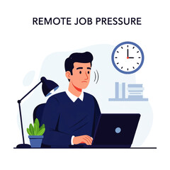 A businessman in a suit working confidently on a laptop in a modern office setting