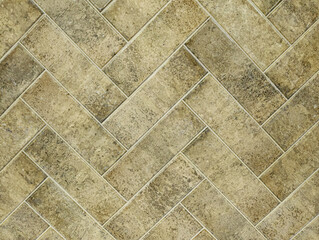 Fototapeta premium Textured Yellow Tile with Classic Pattern for Home Decor