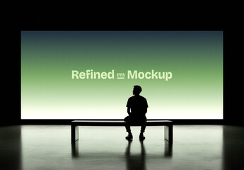 Large Expo LED Screen Mockup