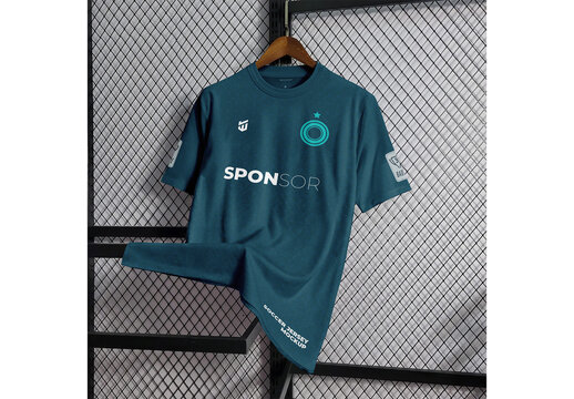 Soccer Jersey on a Hanger Mockup 7