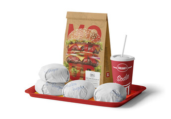Fast Food Kit Mockup