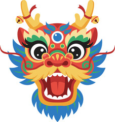 Chinese Dragon Head Clipart