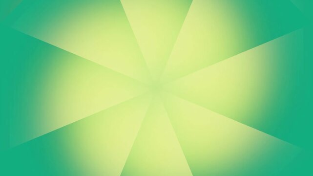 A green abstract design with a starburst pattern in the top half, transitioning from dark green to light green and yellow, on a white background
