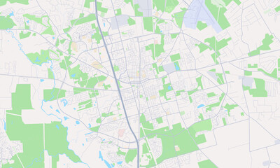 Fototapeta premium Conroe Texas map