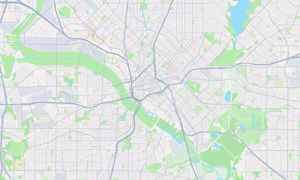 Dallas Texas map