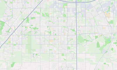 Obraz premium DeSoto Texas map