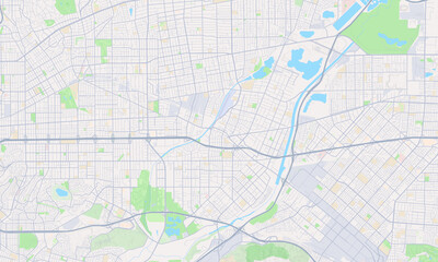 Obraz premium El Monte California map