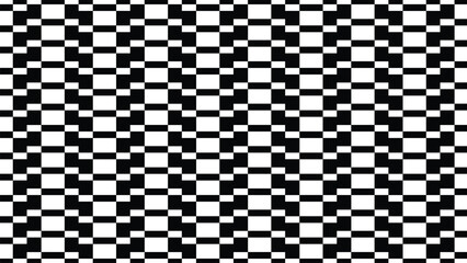abstract black and white geometric seamless pattern featuring repeating shapes