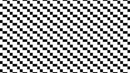 abstract black and white geometric seamless pattern featuring repeating shapes