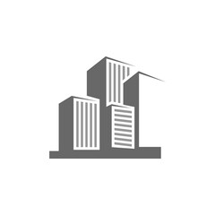 Stylized Illustration of Modern Buildings.